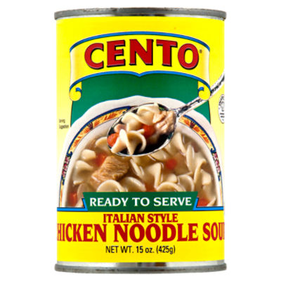 CENTO Italian Style Chicken Noodle Soup, 15 oz, 15 Ounce