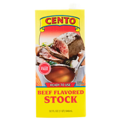 Cento Ready to Use Beef Flavored Stock, 32 fl oz, 32 Ounce