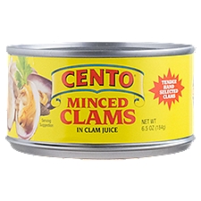 CENTO Minced Clams in Clam Juice, 6.5 oz