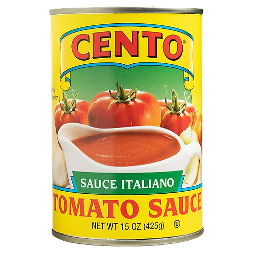 Cento Sauce Italiano Tomato Sauce, 15 oz
Cento Sauce Italiano is a tasty, authentic Italian style sauce perfect for busy people who desire delicious meals that require little preparation.