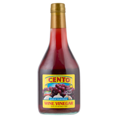 Cento Garlic Flavored Wine Vinegar, 16 fl oz
