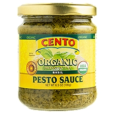 Cento Organic Basil, Pesto Sauce, 6.5 Ounce