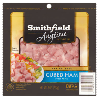 Smithfield Anytime Favorites Cubed Ham, 8 oz ShopRite