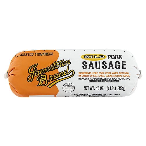 Jamestown Brand Mild Pork Sausage, 16 oz