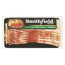 Smithfield Thick Cut Naturally Applewood Smoked Bacon, 12 oz