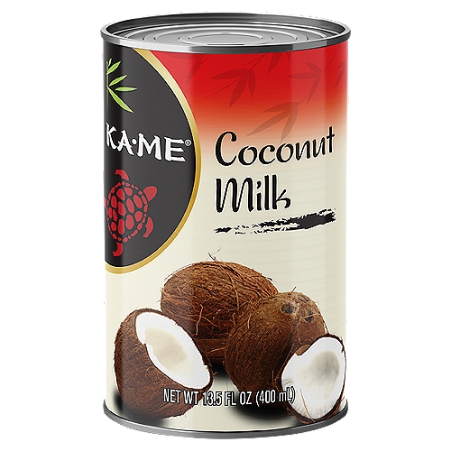 Ka-Me Coconut Milk is a premium quality product, produced with no artificial preservatives. It is a traditional ingredient, commonly used in many Thai and other Southeast Asian recipes.