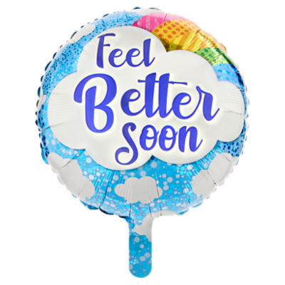 Feel Better Soon Foil Balloon, 17 in, 1 count