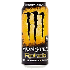 Monster  Rehab Iced Tea, Energy Drink, 15.5 Ounce