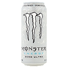 Monster Energy Zero Ultra, Energy Drink, 16 Fluid ounce