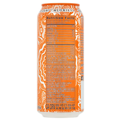 Monster Ultra Sunrise Nutrition Facts