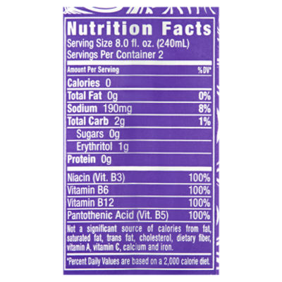 monster ingredient label