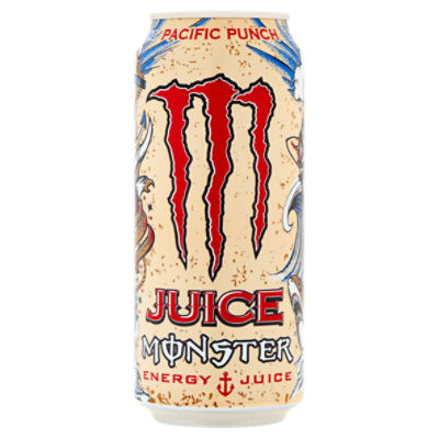 Monster Energy Pacific Punch Juice Energy Drink, 16 fl oz