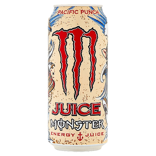 Monster Energy Pacific Punch Juice Energy Drink, 16 fl oz