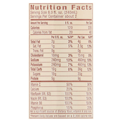 monster nutrition label