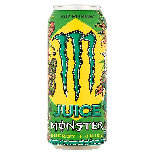 Monster Rio Punch Juice Energy Drink, 16 fl oz