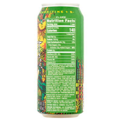 Juice Monster® Rio Punch Energy Drink Can, 16 fl oz - Kroger