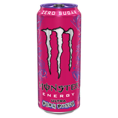 Monster Energy Ultra Punk Punch Zero Sugar Energy Drink, 16 fl oz