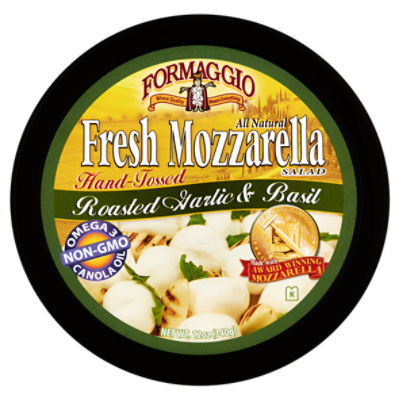 Formaggio Roasted Garlic & Basil Fresh Mozzarella Salad, 12 oz