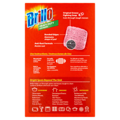 Brillo Multi Use Soap Pads 10 Pack x12 - Concord Cash and Carry