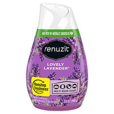 Renuzit Lovely Lavender Gel Air Freshener, 7.0 oz