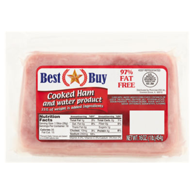 Best Buy Cooked Ham and Water Product, 16 oz