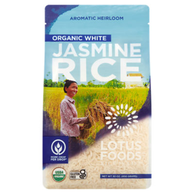 Lotus Foods Organic White Jasmine Rice, 30 oz
