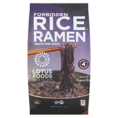 Lotus Foods Forbidden Rice Ramen White Miso Soup, 2.8 oz