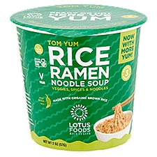 Lotus Foods Tom Yum Rice Ramen Noodle Soup, 2 oz
