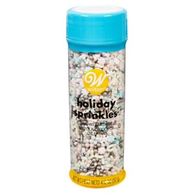 Wilton Snowflake Mix Holiday Sprinkles, 4.12 oz