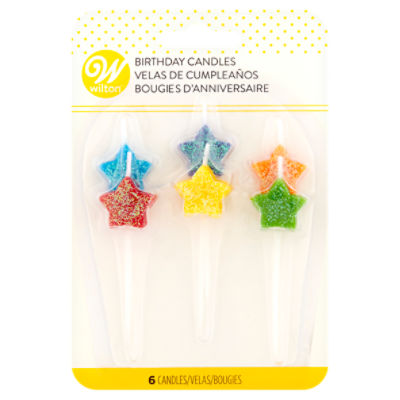 Wilton Birthday Candles, 6 count