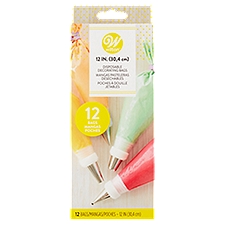 Wilton 12 IN. Disposable, Decorating Bags, 12 Each