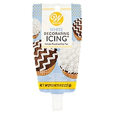 Wilton White Decorating, Icing, 8 Ounce