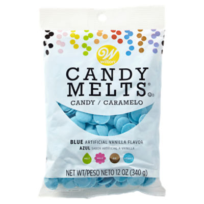 Wilton Candy Melts, Red, Vanilla Flavor 7 oz