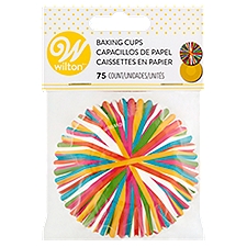 Wilton Enterprises Baking Cups - Color Spin Wheels, 75 each