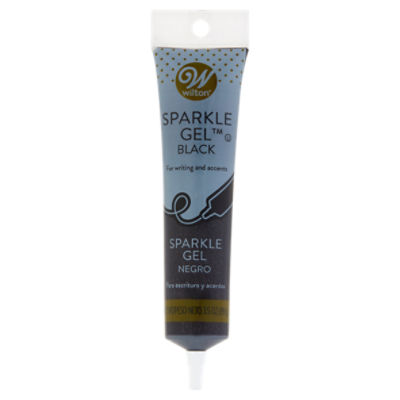 Wilton Black Sparkle Gel, 3.5 oz