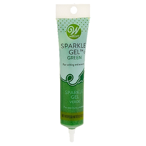 Wilton Green Sparkle Gel, 3.5 oz