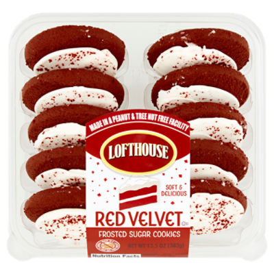 Lofthouse Red Velvet Frosted Sugar Cookies, 13.5 oz
