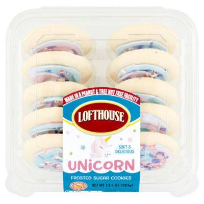 Lofthouse Unicorn Frosted Sugar Cookies, 13.5 oz