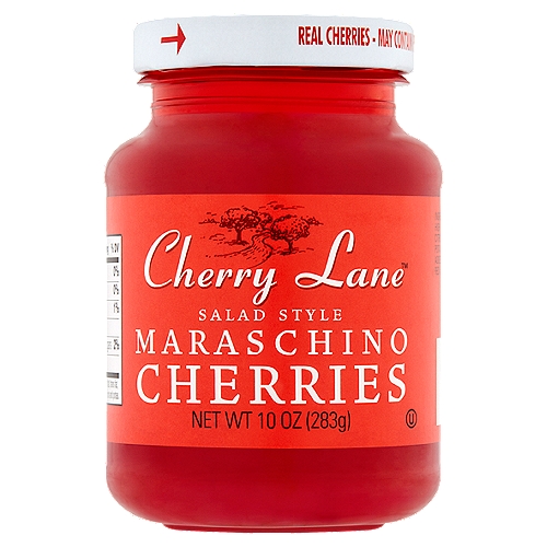 Cherry Lane Salad Style Maraschino Cherries, 10 oz