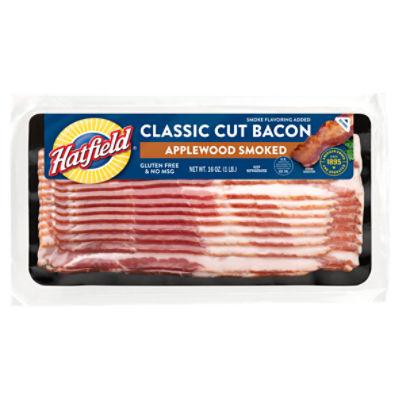 Hatfield Classic Cut Applewood Smoked Bacon, 16 oz ShopRite