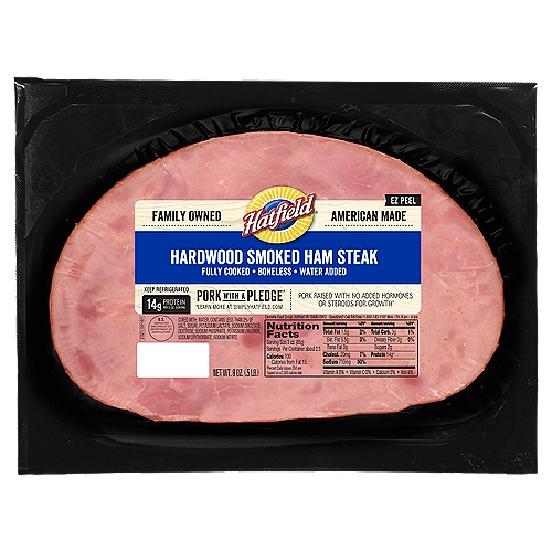Hatfield Hardwood Smoked Ham Steak, 8 oz