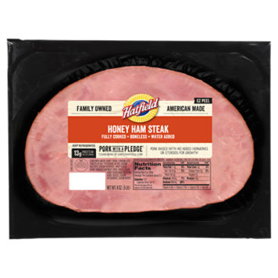 Hatfield Honey Ham Steak, 8 oz, 8 Ounce