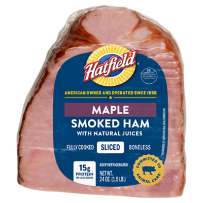 Hatfield Sliced Maple Smoked Ham, 24 oz