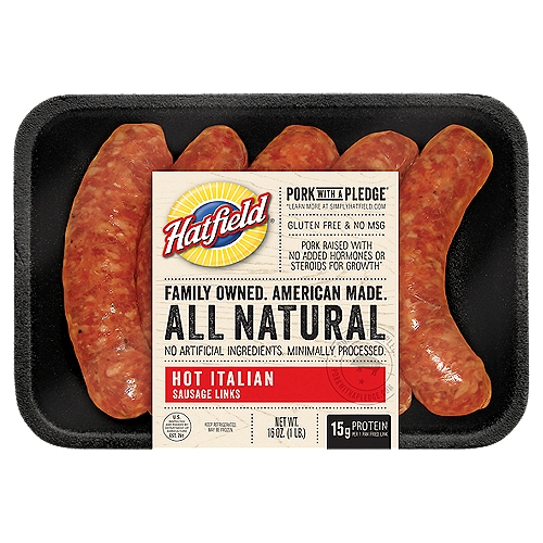 Hatfield Hot Italian Sausage Links, 16 oz