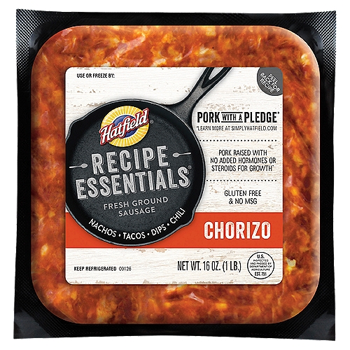Hatfield Recipe Essential Chorizo, 16 oz