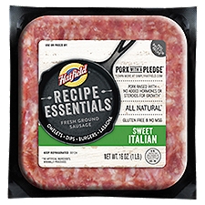Hatfield Recipe Essentials Sweet Italian Fresh Ground Sausage, 16 oz, 16 Ounce