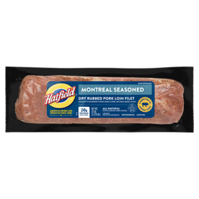 Hatfield Montreal Seasoned Dry Rubbed Pork Loin Filet, 22 oz