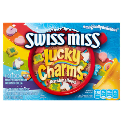 Swiss Miss Lucky Charms Marshmallows Hot Cocoa Mix, 12 count, 9.18 oz