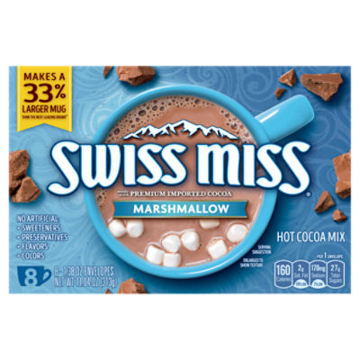 Swiss Miss Marshmallow Hot Cocoa Mix, 11.04 oz, 11.04 Ounce