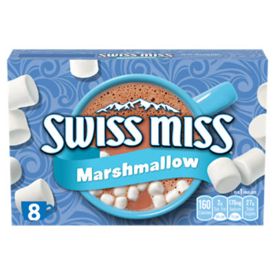 Swiss Miss Marshmallow Hot Cocoa Mix, 11.04 oz, 8 Count